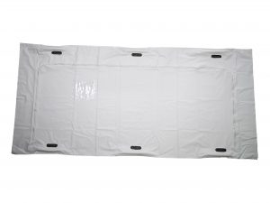 White PVC 6 Handles Body Bag